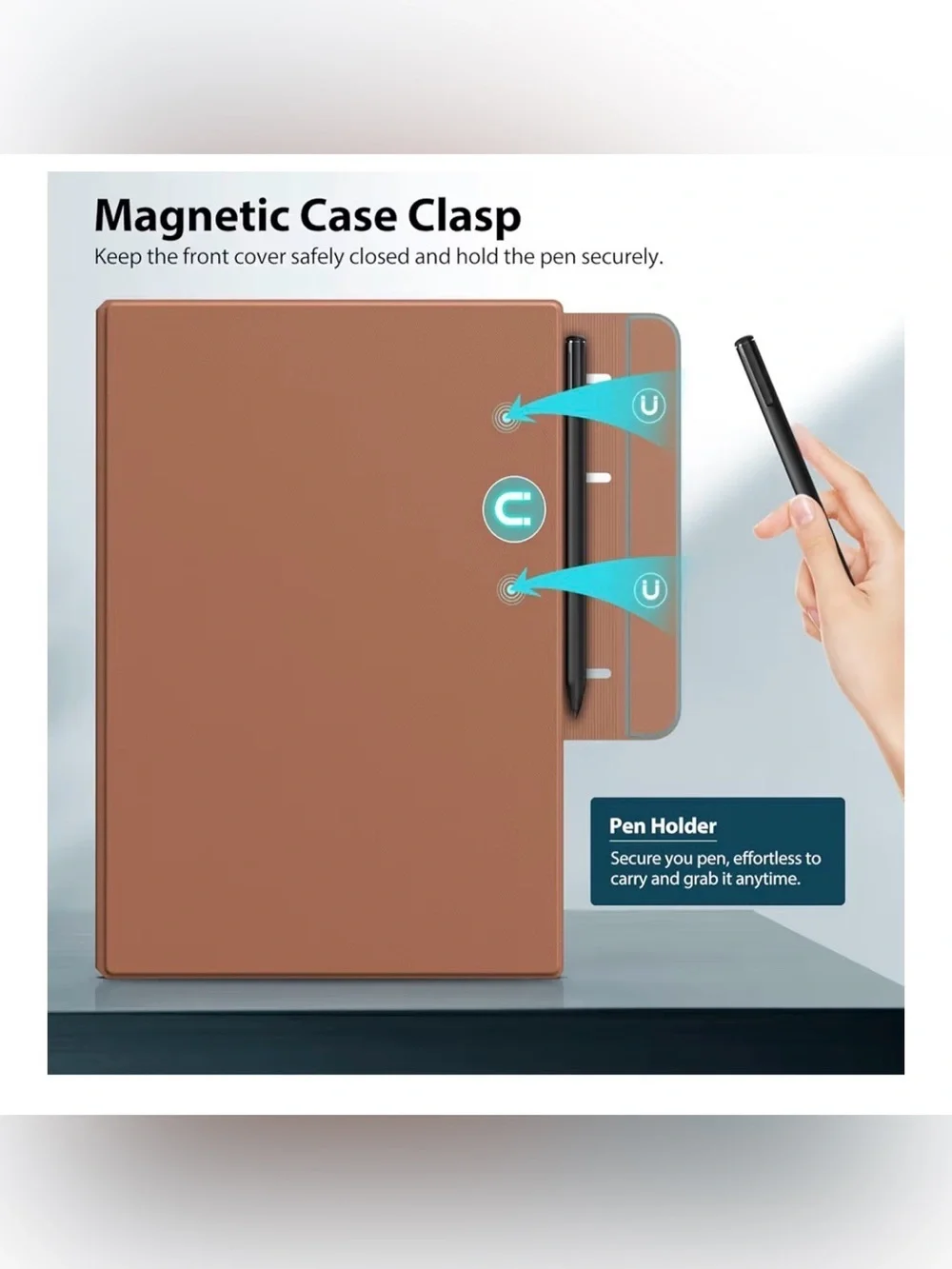 TiMOVO Magnetic Case for Remarkable Paper Pro 11.8” 2024 Brown NEW